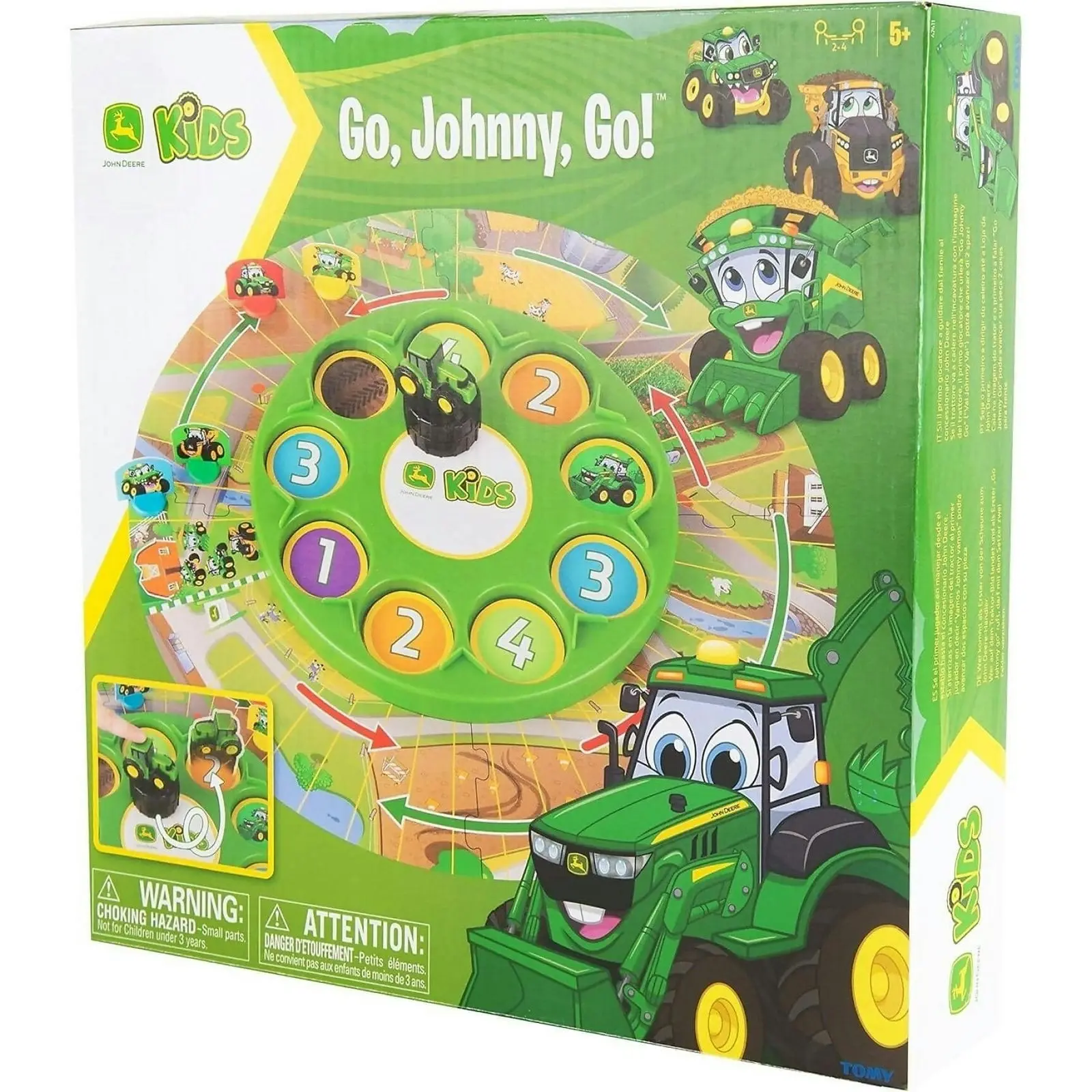 John Deere Kids - Go Johnny Go - Kid’s Board Game -tomy