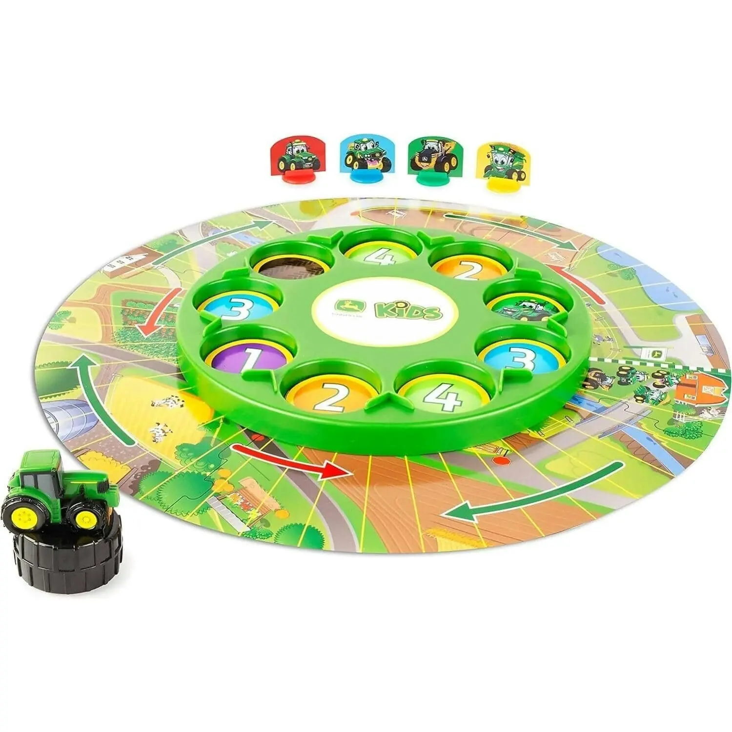 John Deere Kids - Go Johnny Go - Kid’s Board Game -tomy