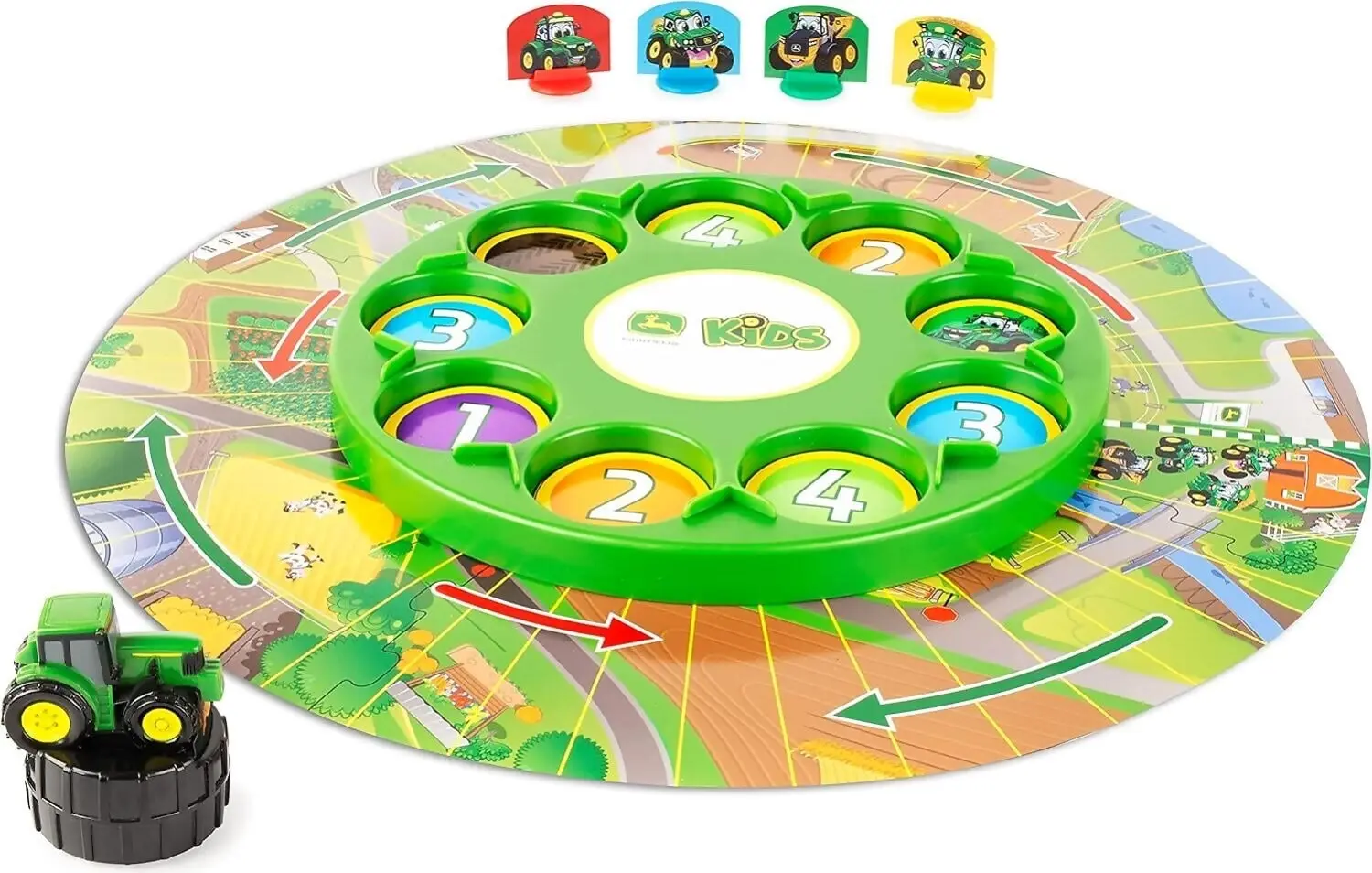 John Deere Kids - Go Johnny Go - Kid’s Board Game -tomy