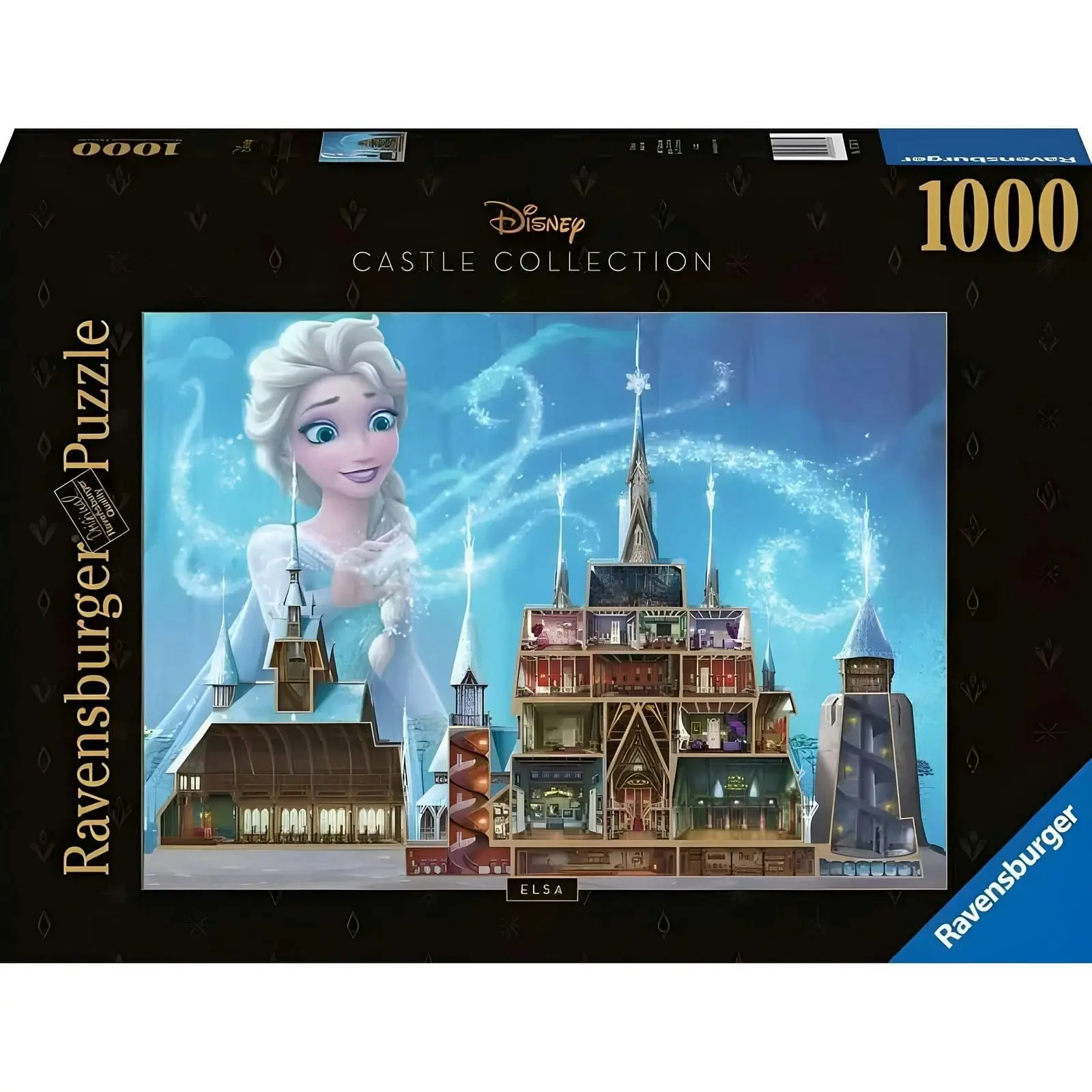 Ravensburger - Disney Castles Elsa Jigsaw Puzzle 1000 Pieces