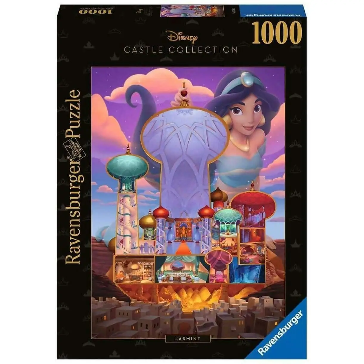 Ravensburger - Disney Castles Jasmine Jigsaw Puzzle 1000 Pieces