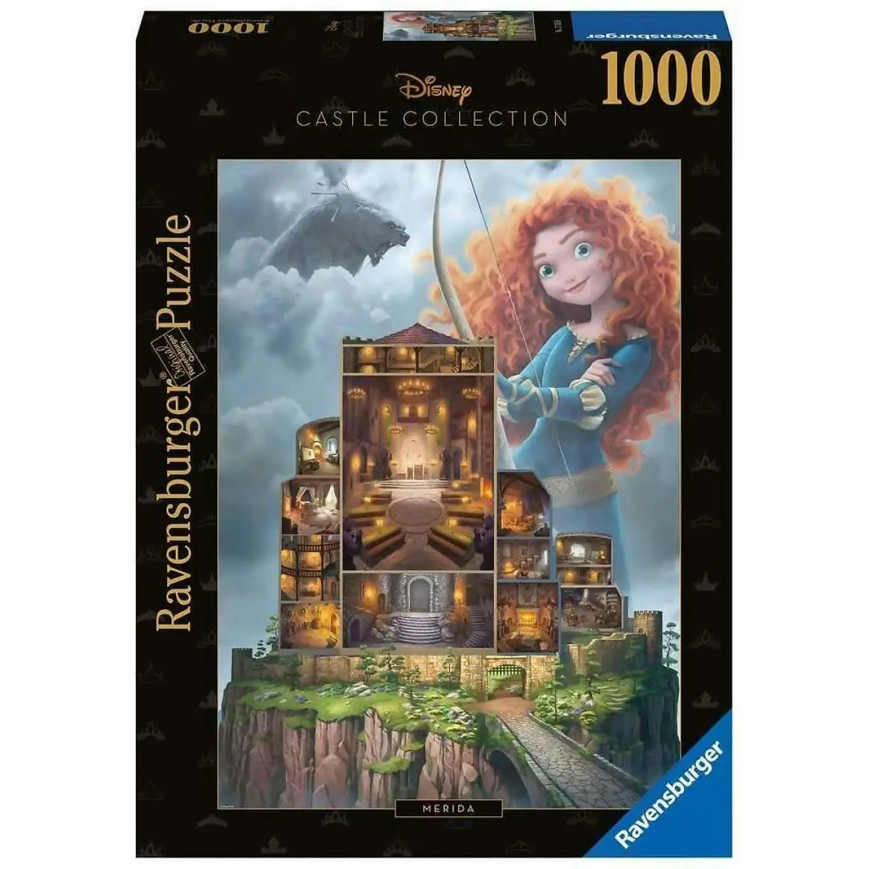 Ravensburger - Disney Castles Merida Jigsaw Puzzle 1000 Pieces