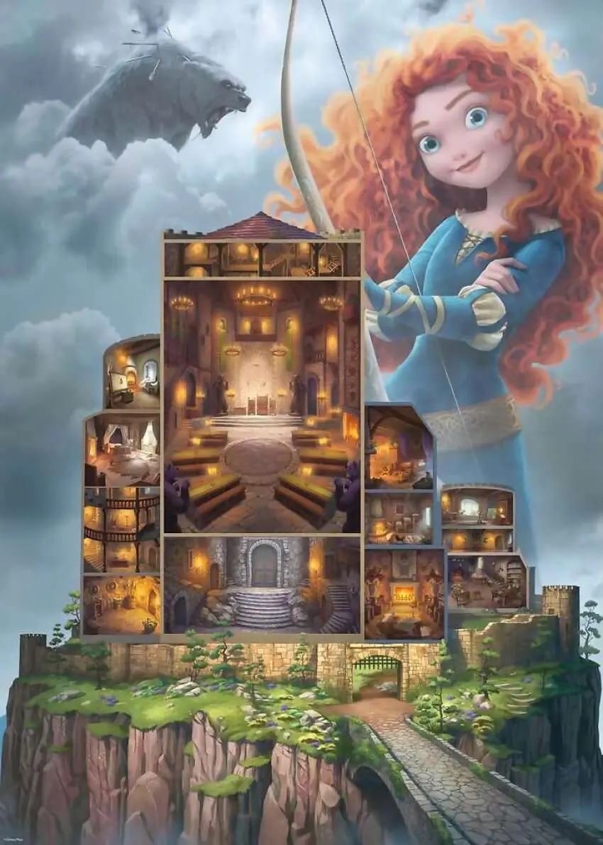 Ravensburger - Disney Castles Merida Jigsaw Puzzle 1000 Pieces