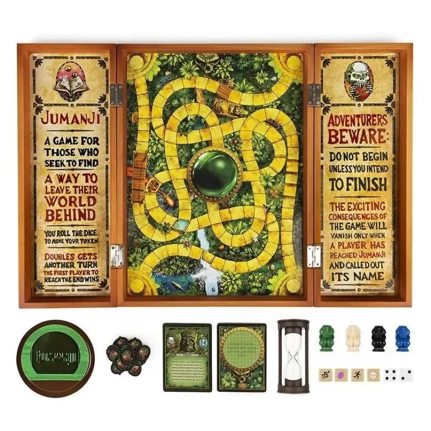 Jumanji Game Refresh Wooden Box Set - Spin Master