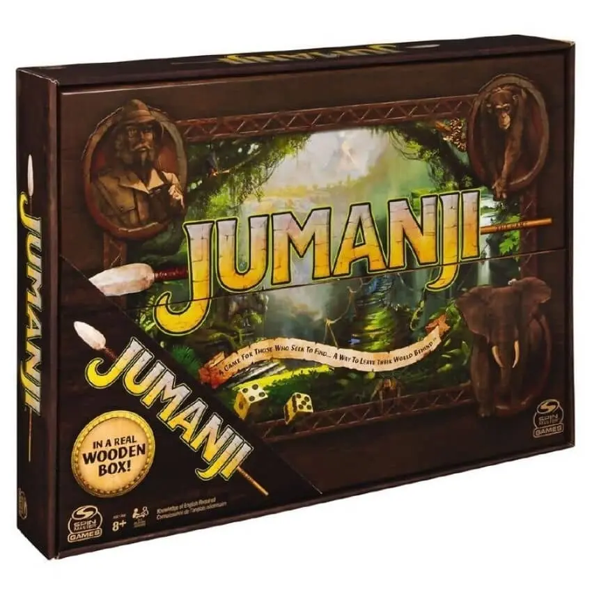 Jumanji Game Refresh Wooden Box Set - Spin Master