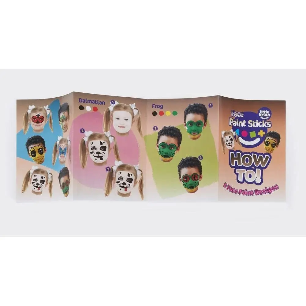 Little Brian Face Paint Sticks Classic 6 Pack