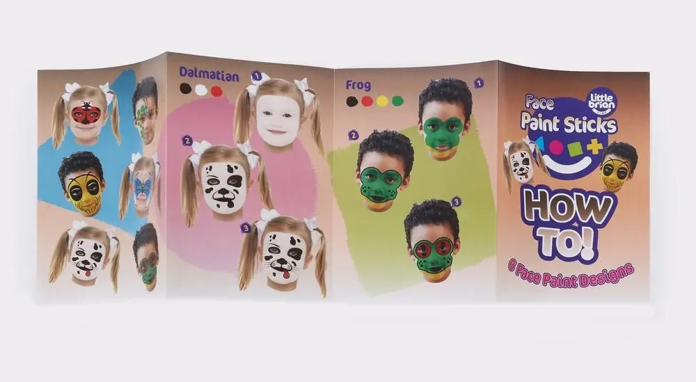 Little Brian Face Paint Sticks Classic 6 Pack