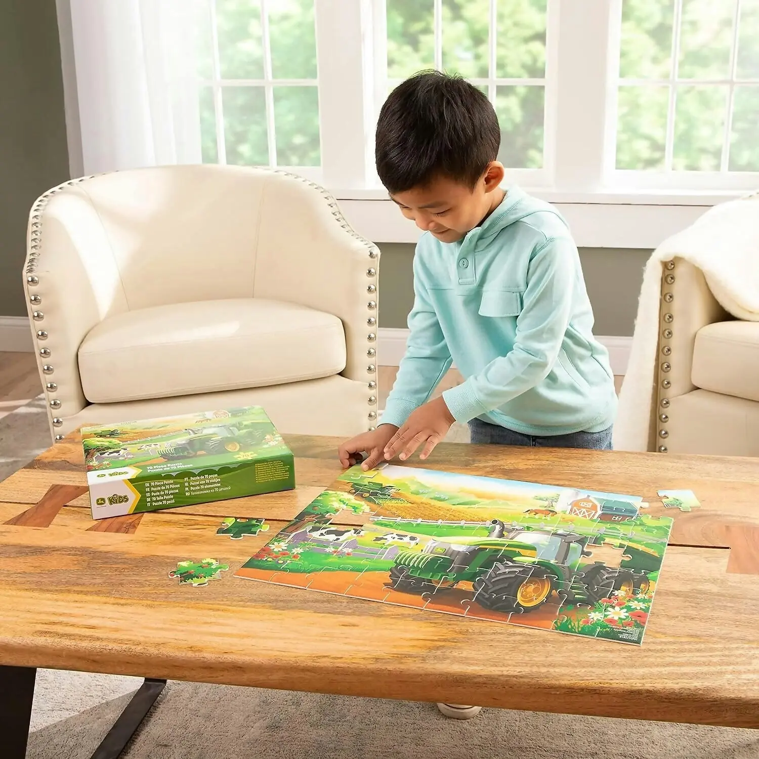 John Deere Kids Puzzle - 70 Piece Jigsaw Puzzle Age 4+