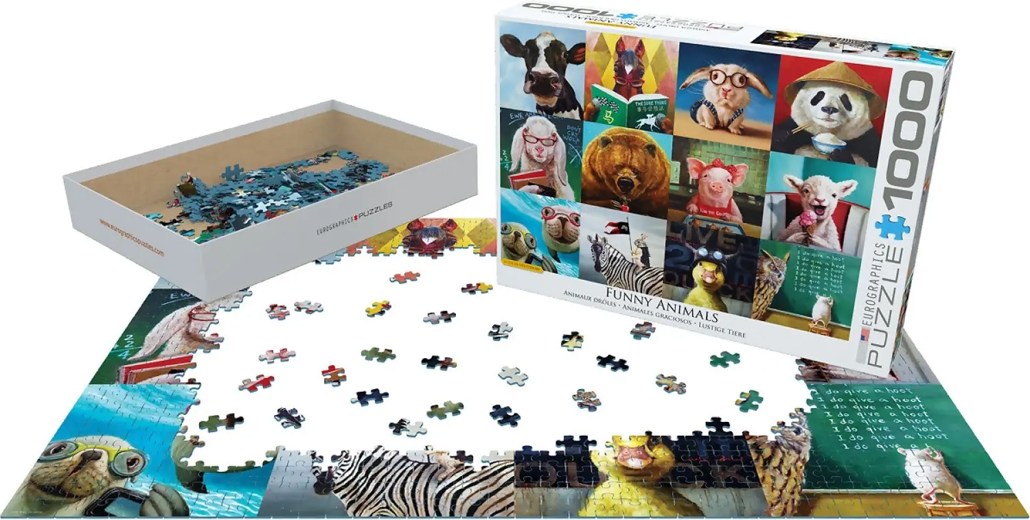 Eurographics - Funny Animals - Jigsaw Puzzle 1000pc