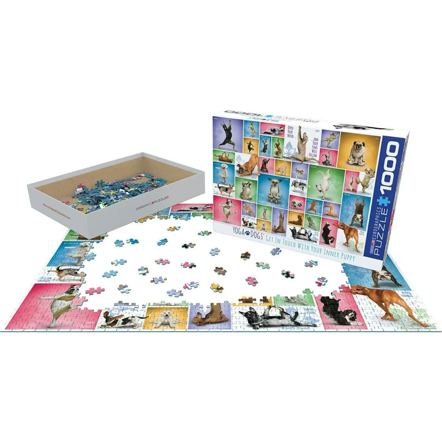 Eurographics - Yoga Dogs - Jigsaw Puzzle 1000pc