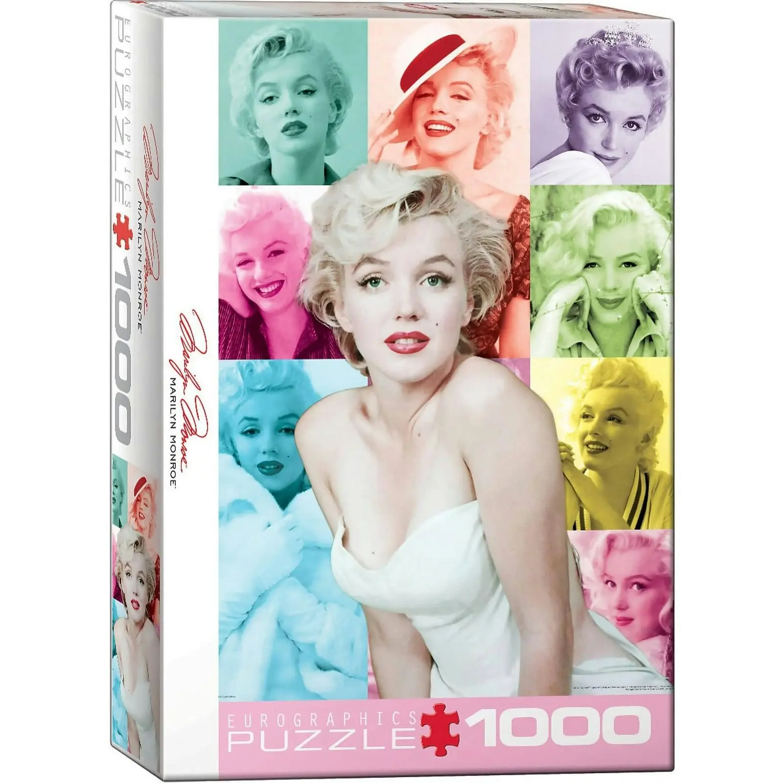 Eurographics - Marilyn Monroe Color Portraits - Jigsaw Puzzle 1000pc