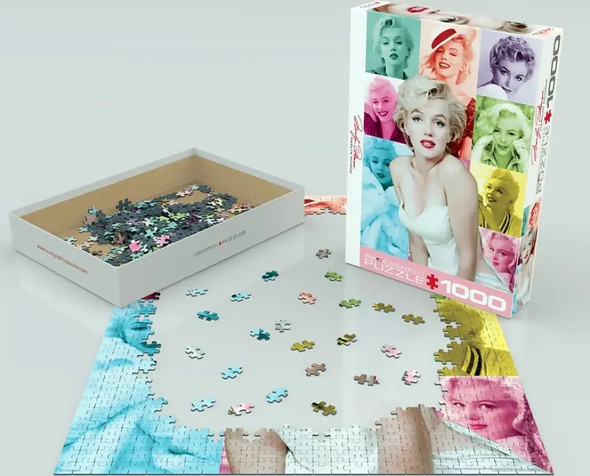 Eurographics - Marilyn Monroe Color Portraits - Jigsaw Puzzle 1000pc