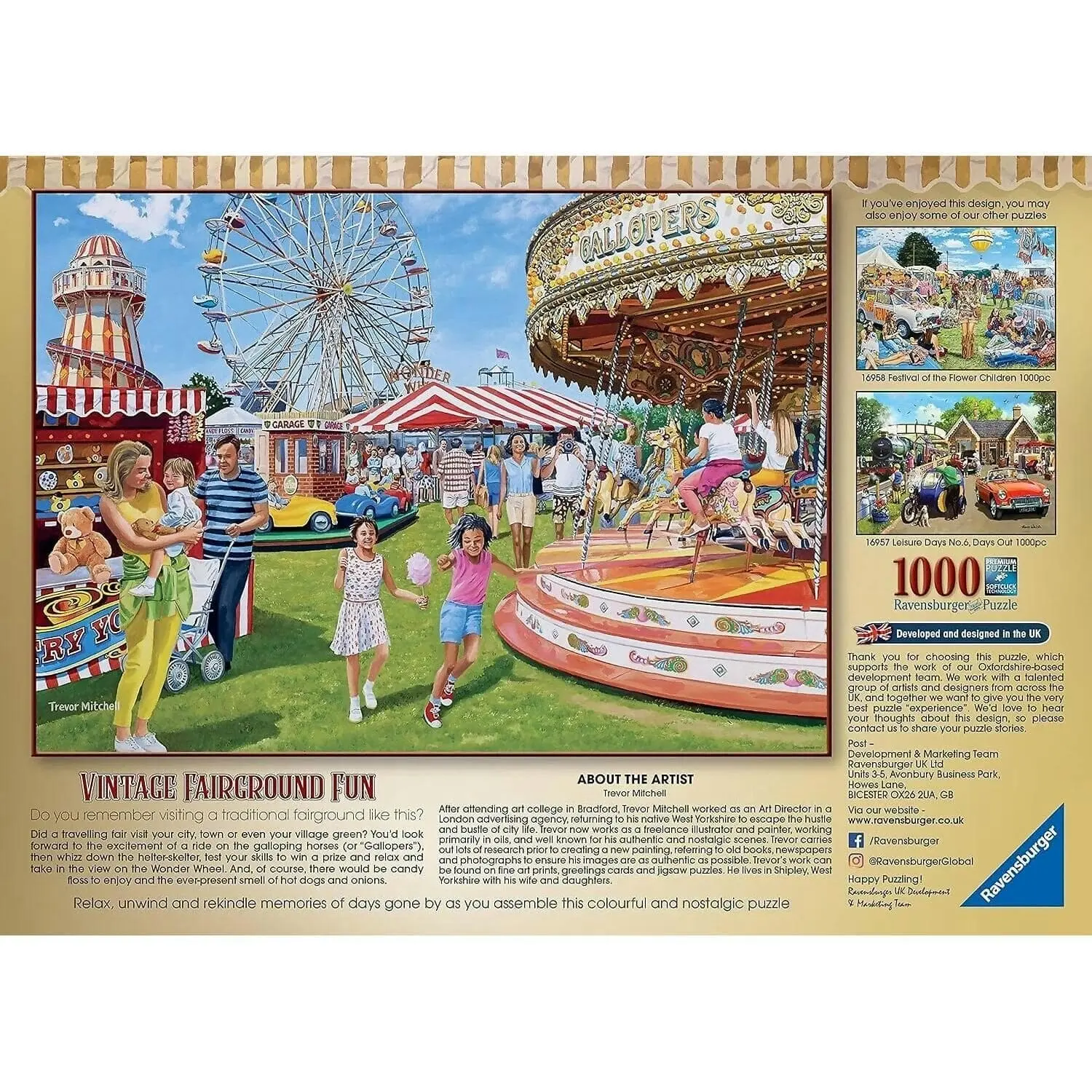 Ravensburger - Vintage Fairground Jigsaw Puzzle 1000 Pieces