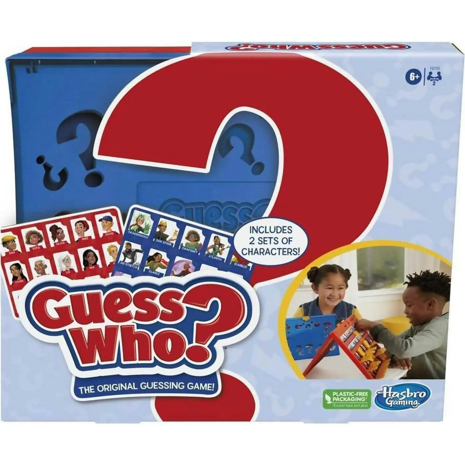 Hasbro - Guess Who? Original Guessing Game Board Game For Kids Ages 6 And Up For 2 Players