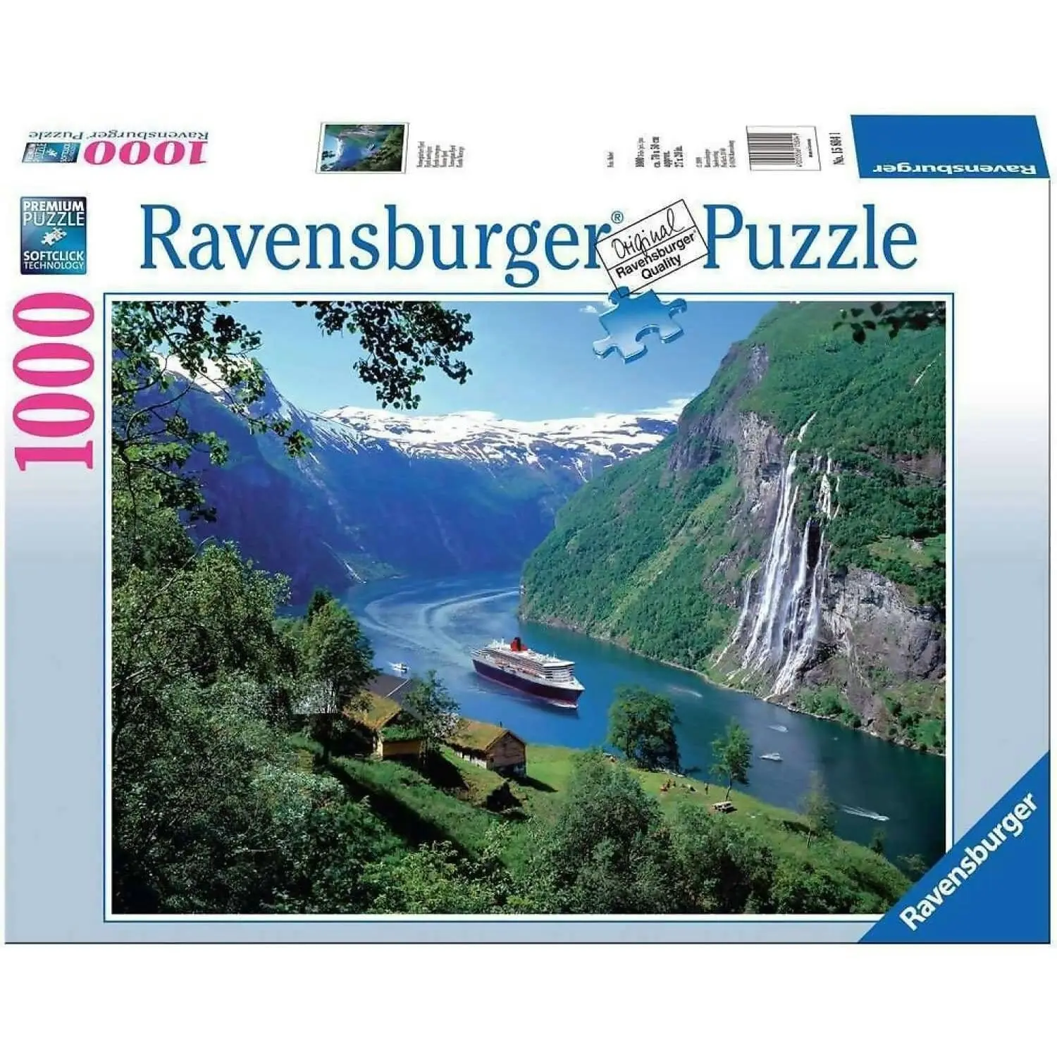 Ravensburger - Norwegian Fjord Jigsaw Puzzle 1000 Pieces