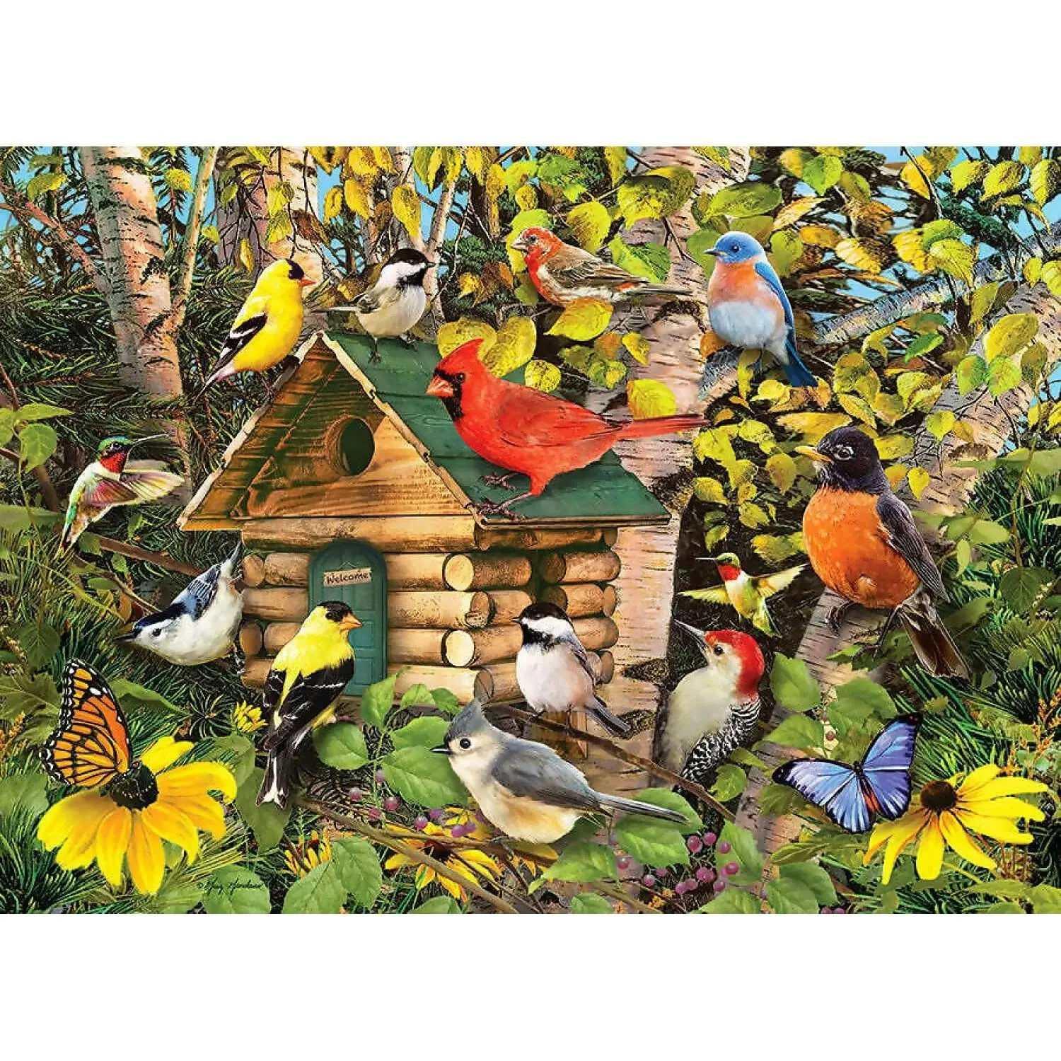 Cobble Hill - Bird Cabin - Jigsaw Puzzle 1000pc