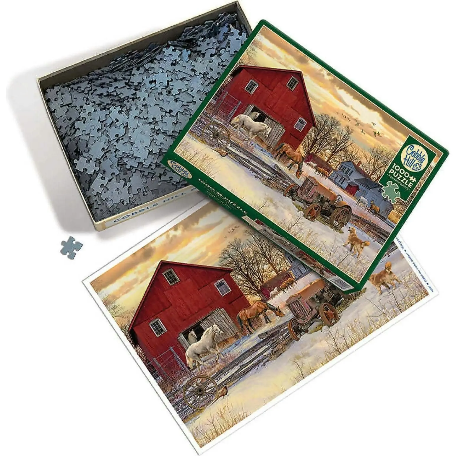 Cobble Hill - Winter On The Farm - Jigsaw Puzzle 1000pc