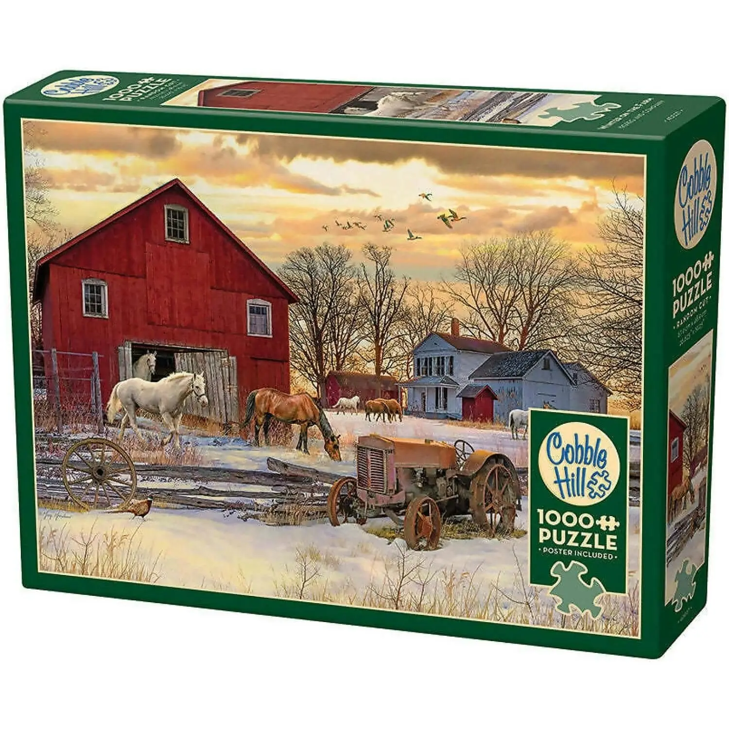 Cobble Hill - Winter On The Farm - Jigsaw Puzzle 1000pc