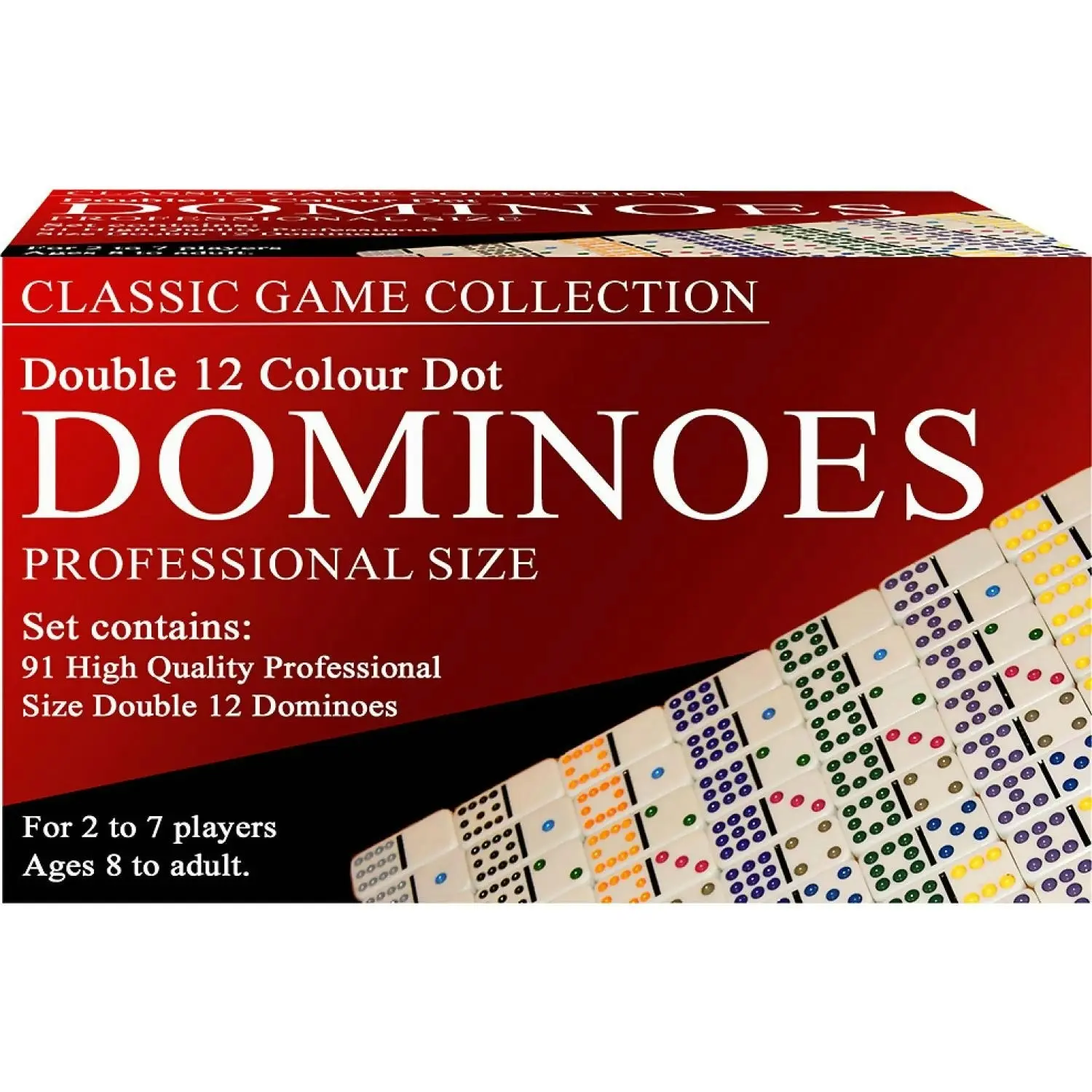 Dominoes Colour Dot Double 12