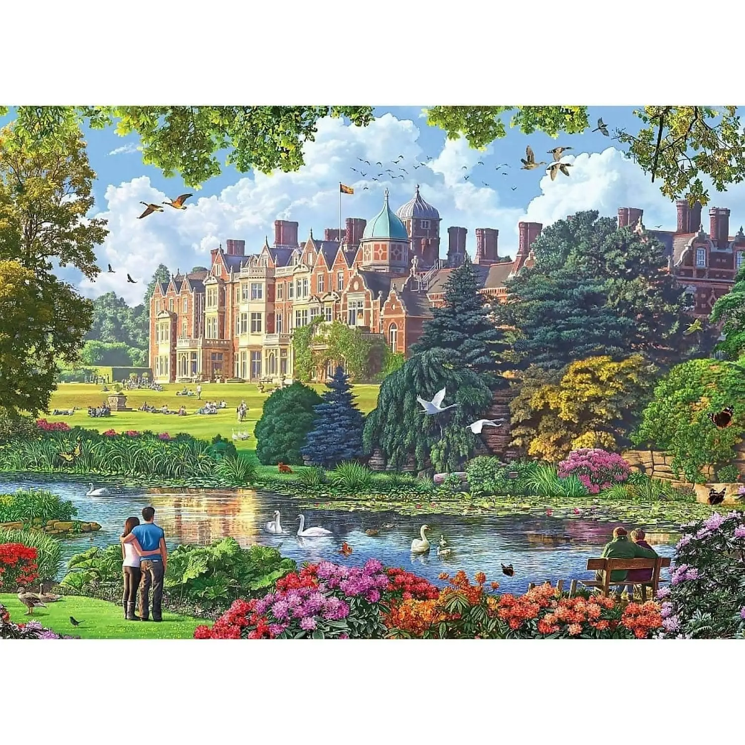 Holdson - Royal Residence Sandringham - Jigsaw Puzzle 1000 Pieces