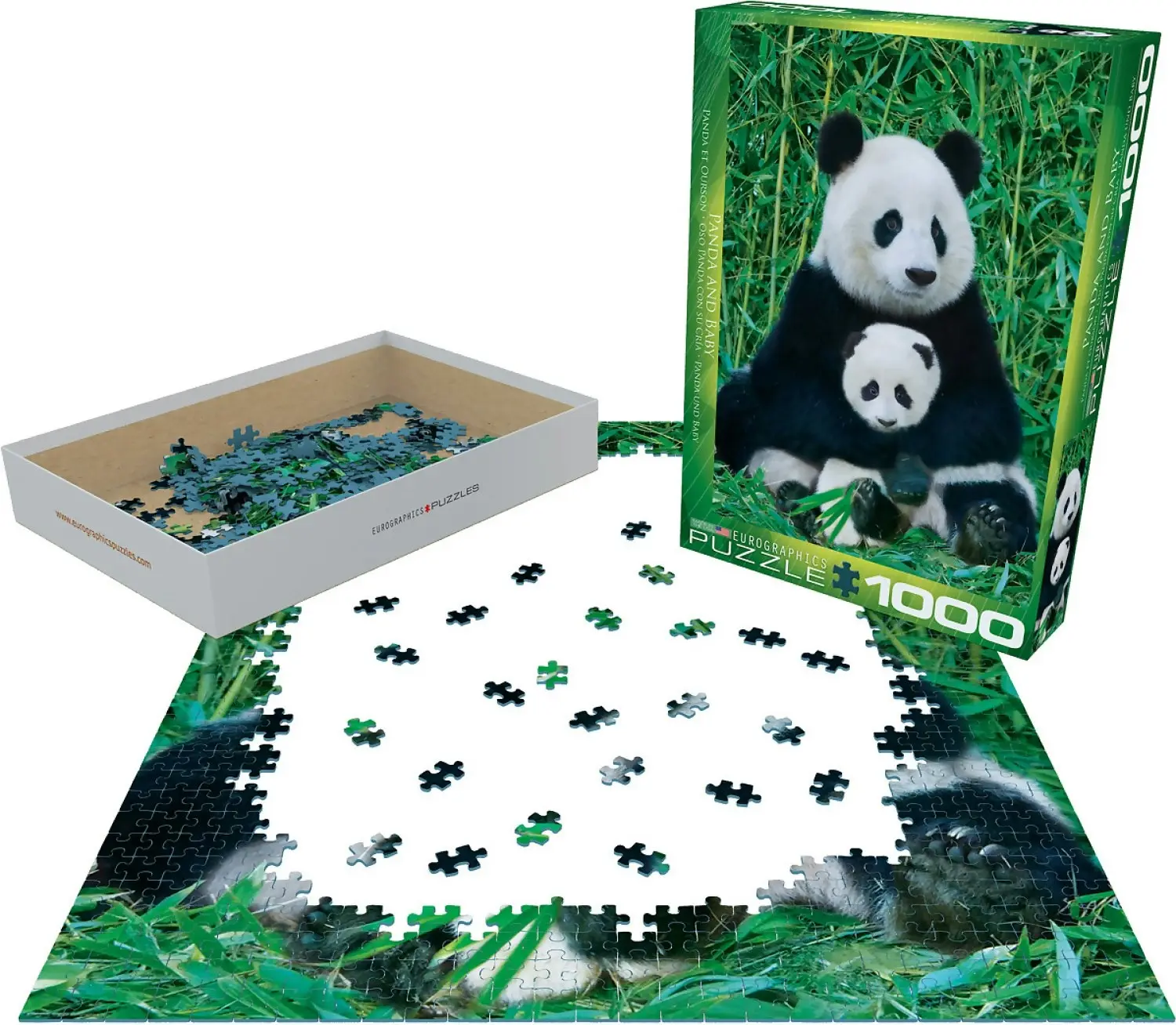 Eurographics - Panda & Baby - Jigsaw Puzzle 1000 Pieces