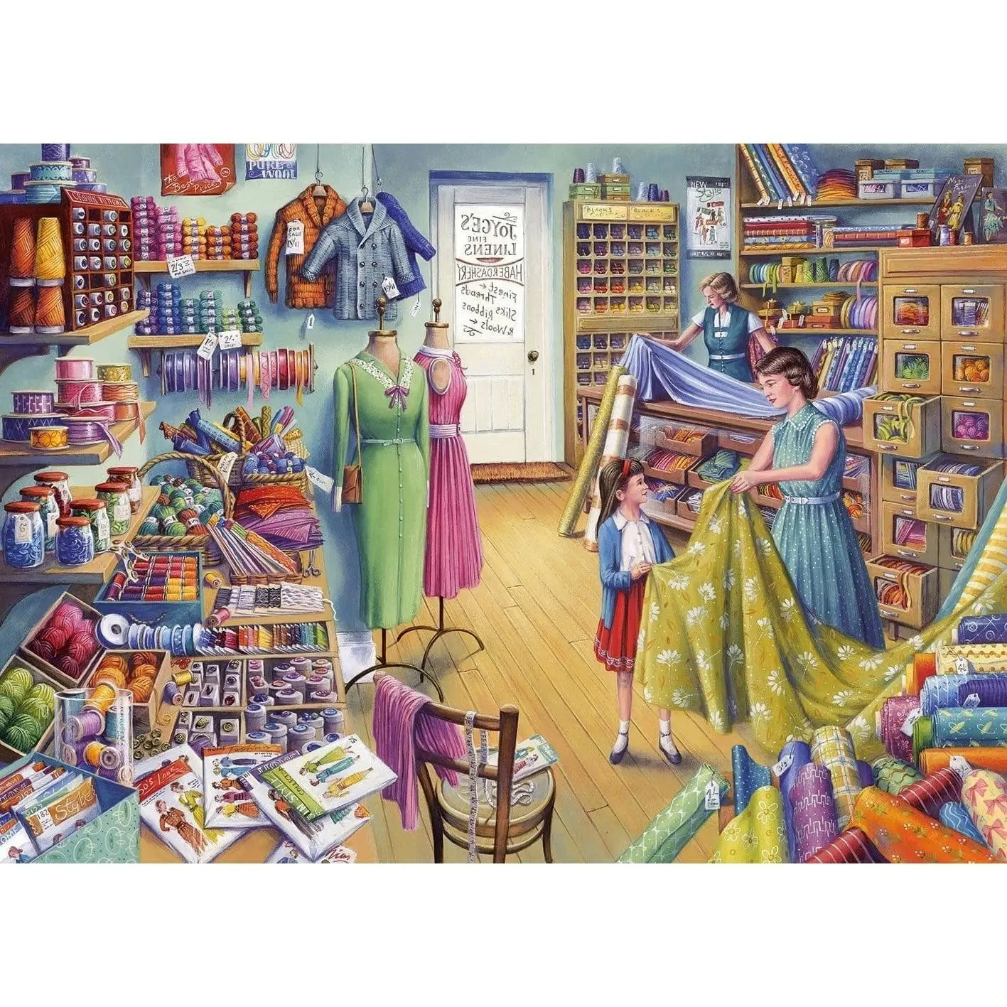 Gibsons - Beads & Buttons Joyce’s Haberdashery - Jigsaw Puzzle 1000pc