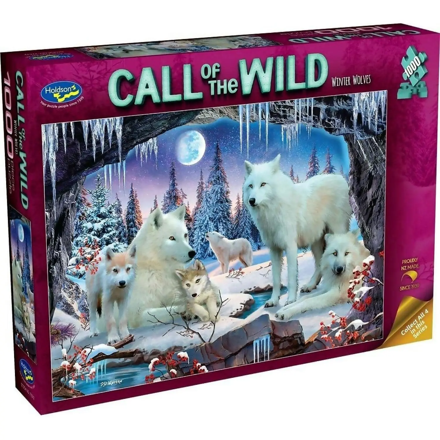 Holdson - Call Of The Wild Winter Wolves Jigsaw Puzzle 1000 Pieces