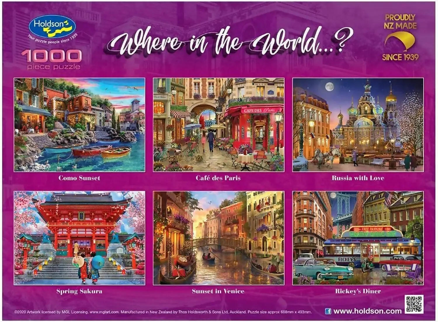 Holdson - Russia With Love Where In The World Jigsaw Puzzle 1000 Pieces