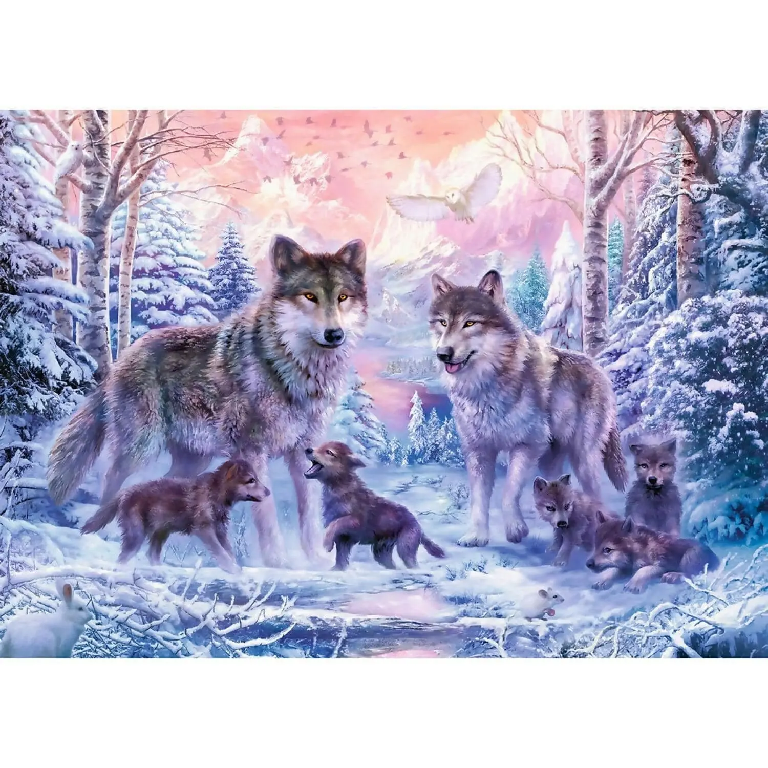 Ravensburger - Arctic Wolves Jigsaw Puzzle 1000 Pieces