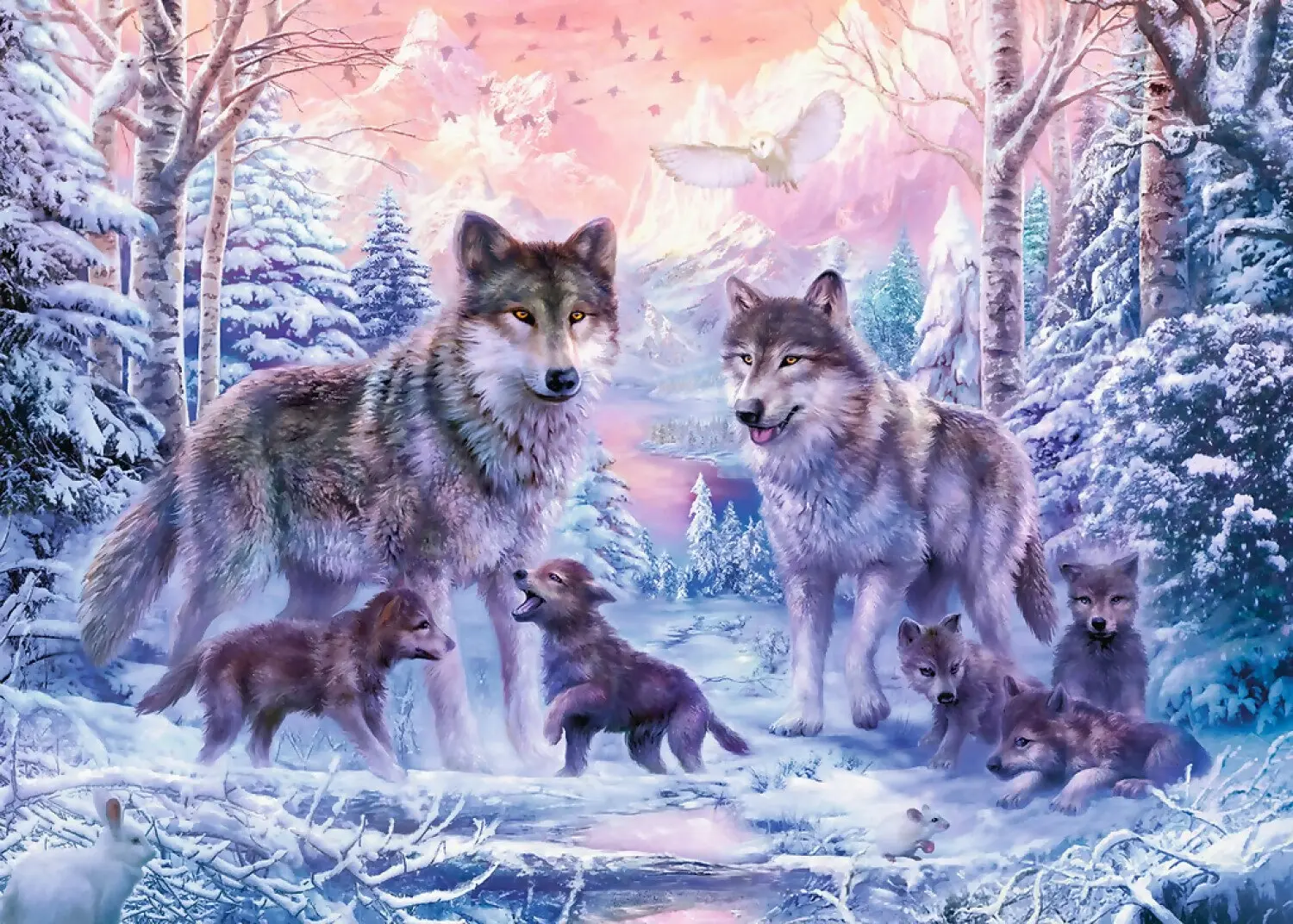 Ravensburger - Arctic Wolves Jigsaw Puzzle 1000 Pieces