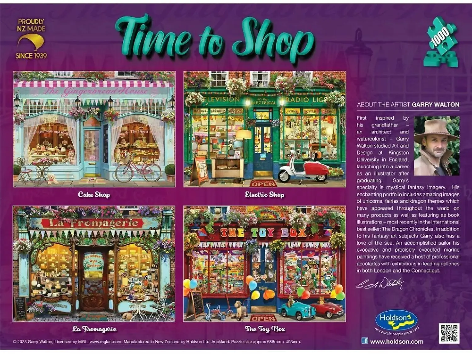 Holdson - Time To Shop - La Fromagerie - Jigsaw Puzzle 1000 Pieces