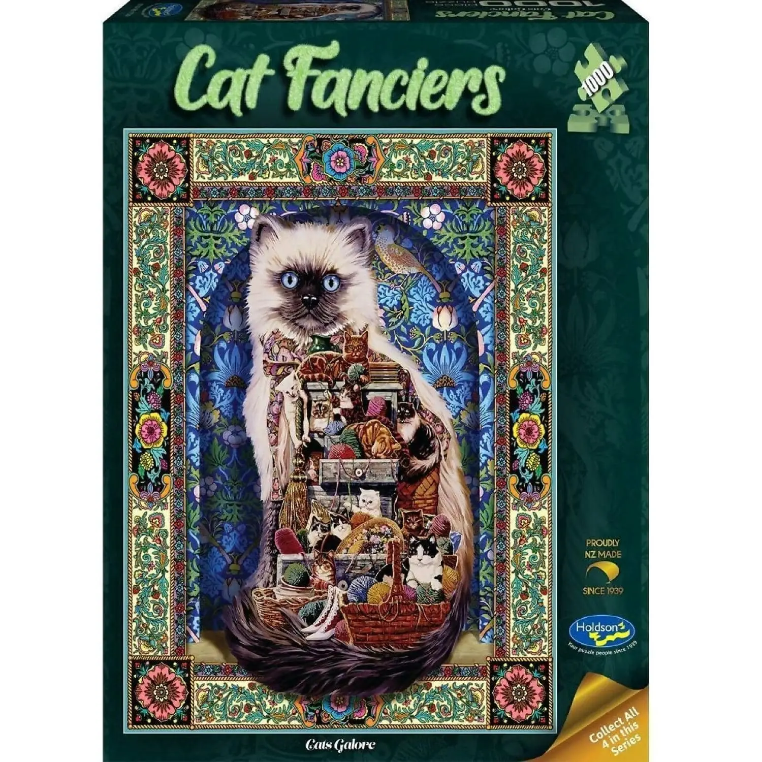 Holdson - Cat Fanciers - Cats Galore - Jigsaw Puzzle 1000 Pieces