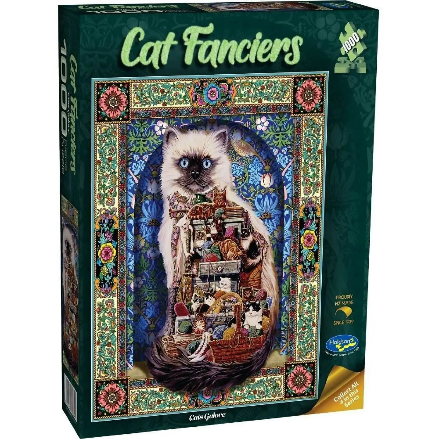 Holdson - Cat Fanciers - Cats Galore - Jigsaw Puzzle 1000 Pieces