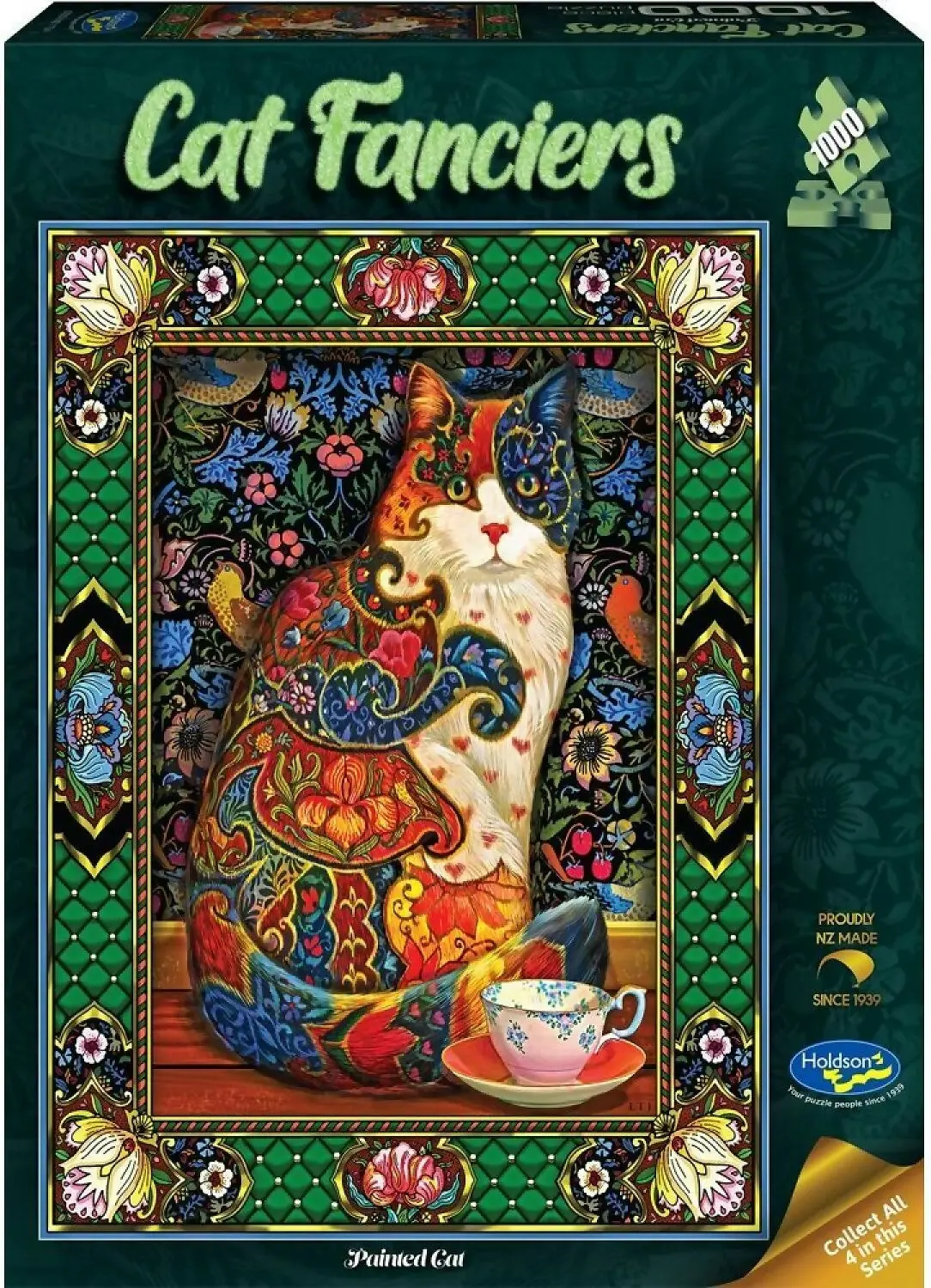 Holdson - Cat Fanciers - Painted Cats - Jigsaw Puzzle 1000 Pieces