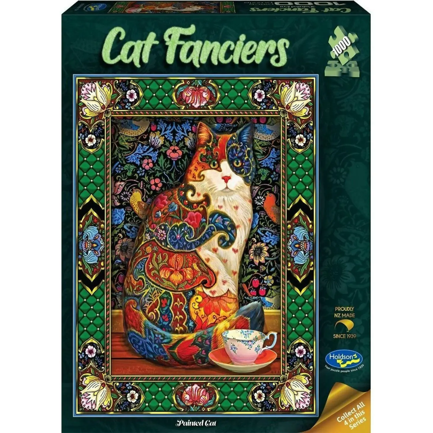 Holdson - Cat Fanciers - Painted Cats - Jigsaw Puzzle 1000 Pieces