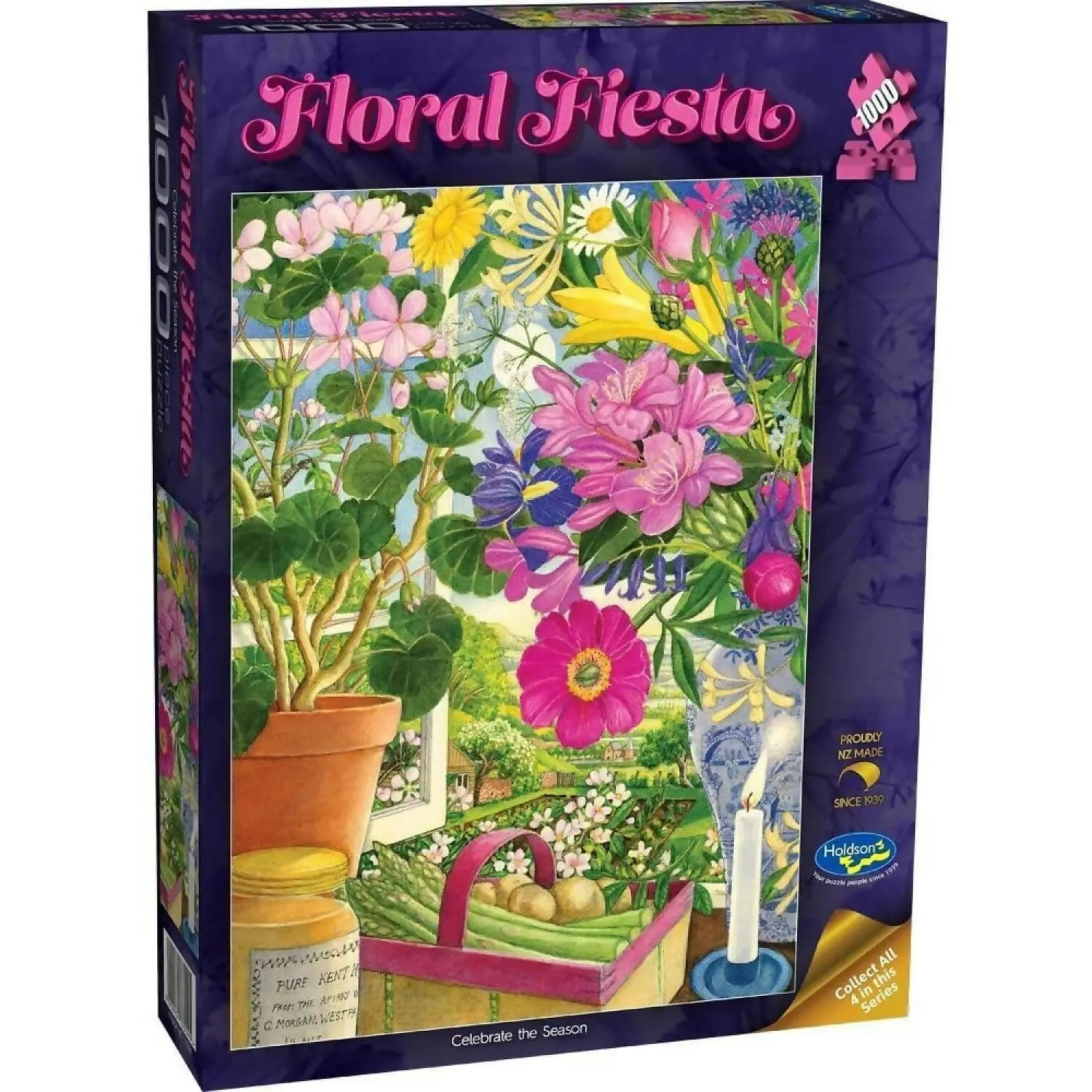 Holdson - Floral Fiesta - Celebrate The Season - Jigsaw Puzzle 1000 Pieces