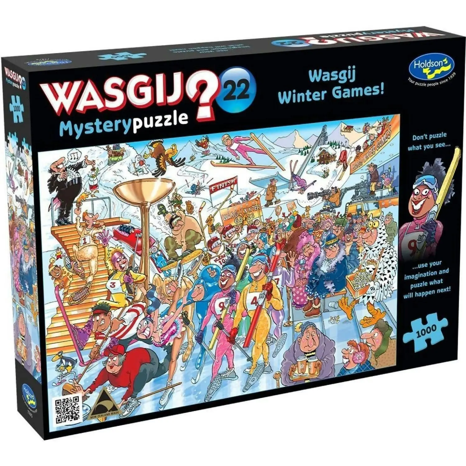 Wasgij - Mystery 22 - Winter Games Holdson Jigsaw Puzzle 1000 Pieces