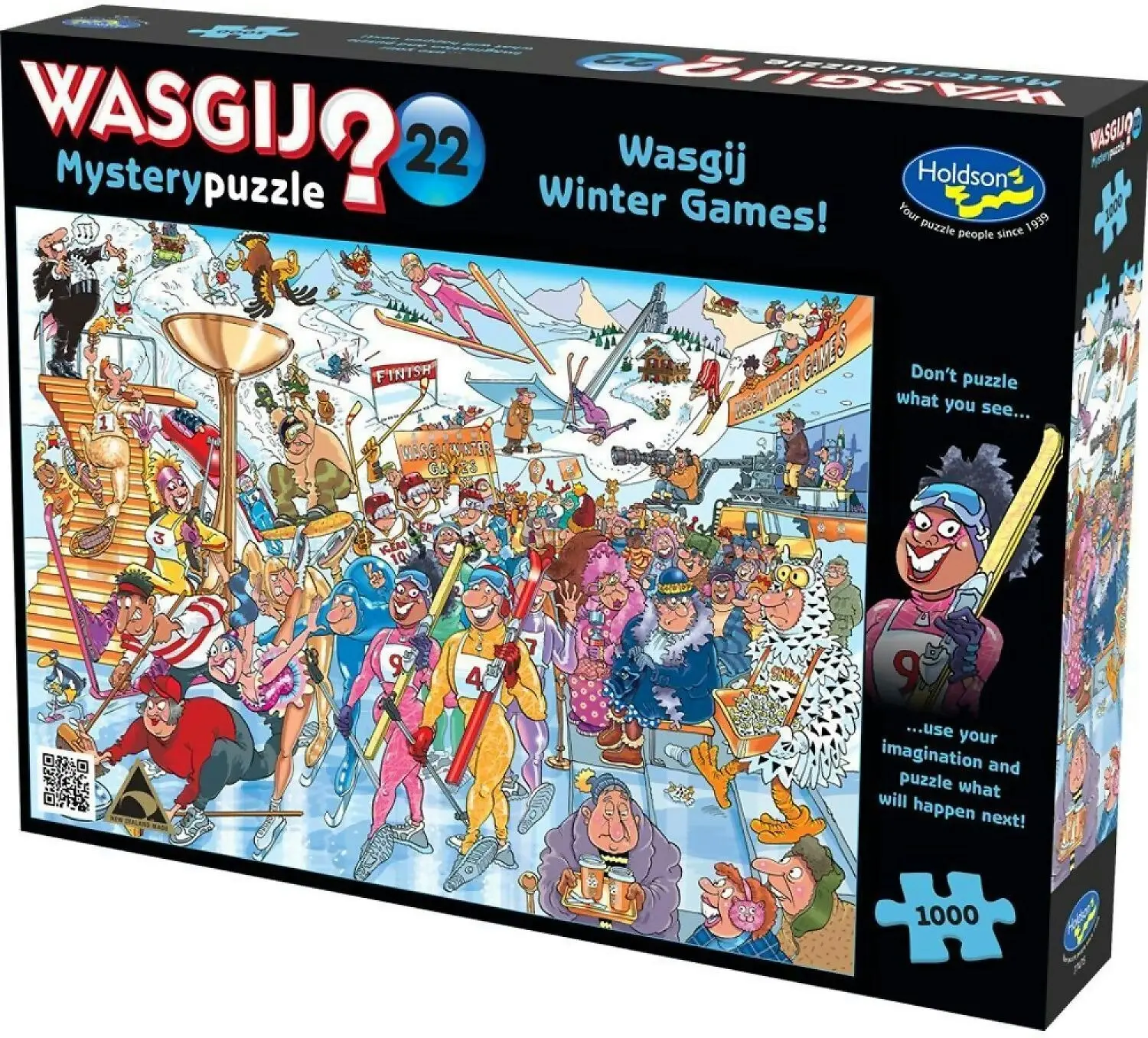 Wasgij - Mystery 22 - Winter Games Holdson Jigsaw Puzzle 1000 Pieces