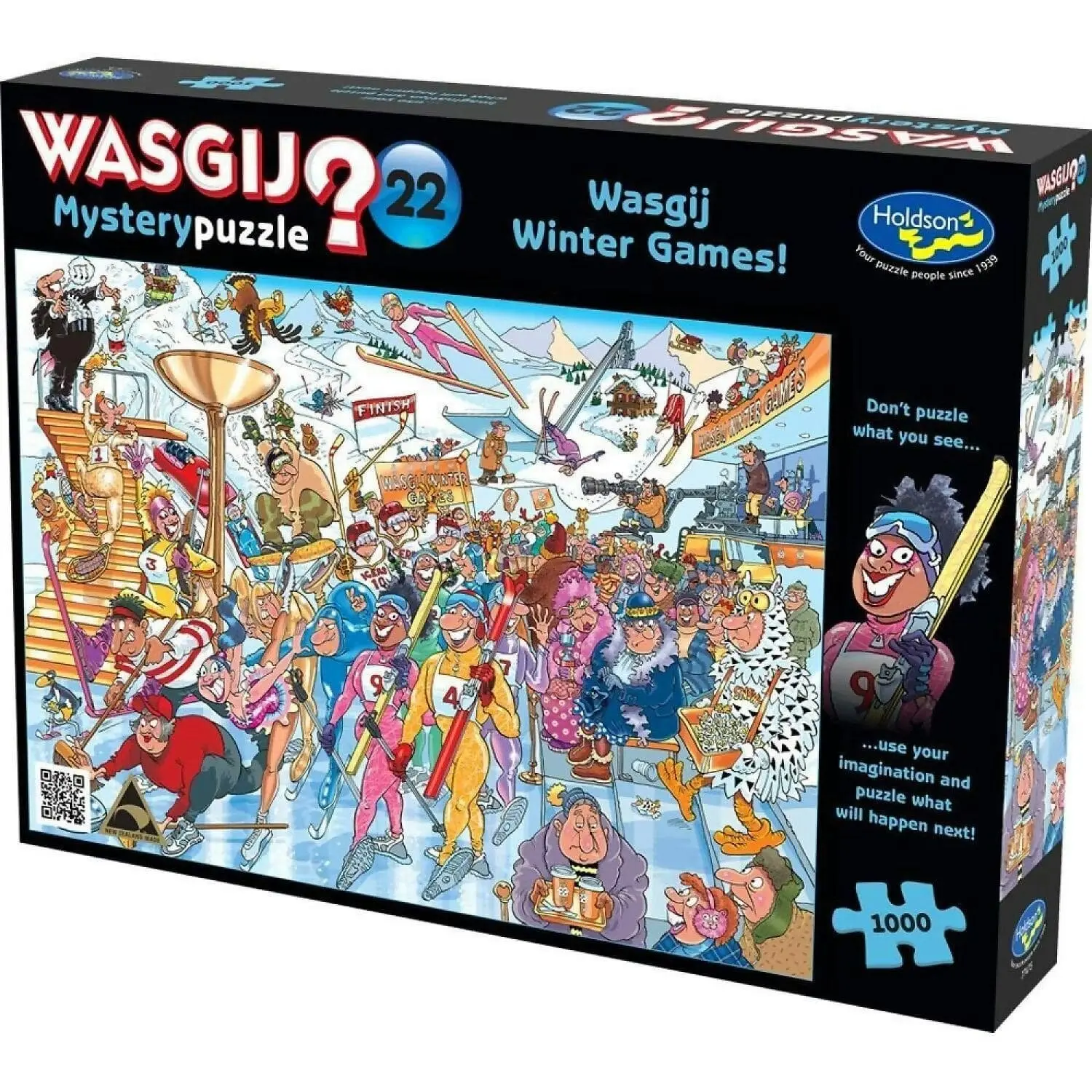 Wasgij - Mystery 22 - Winter Games Holdson Jigsaw Puzzle 1000 Pieces