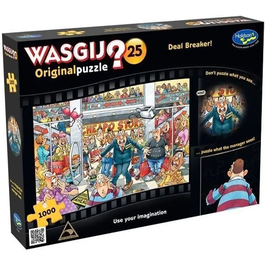 Wasgij - Original 25 - Deal Breaker Holdson Jigsaw Puzzle 1000 Pieces