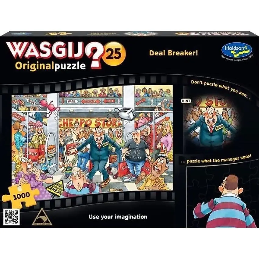 Wasgij - Original 25 - Deal Breaker Holdson Jigsaw Puzzle 1000 Pieces