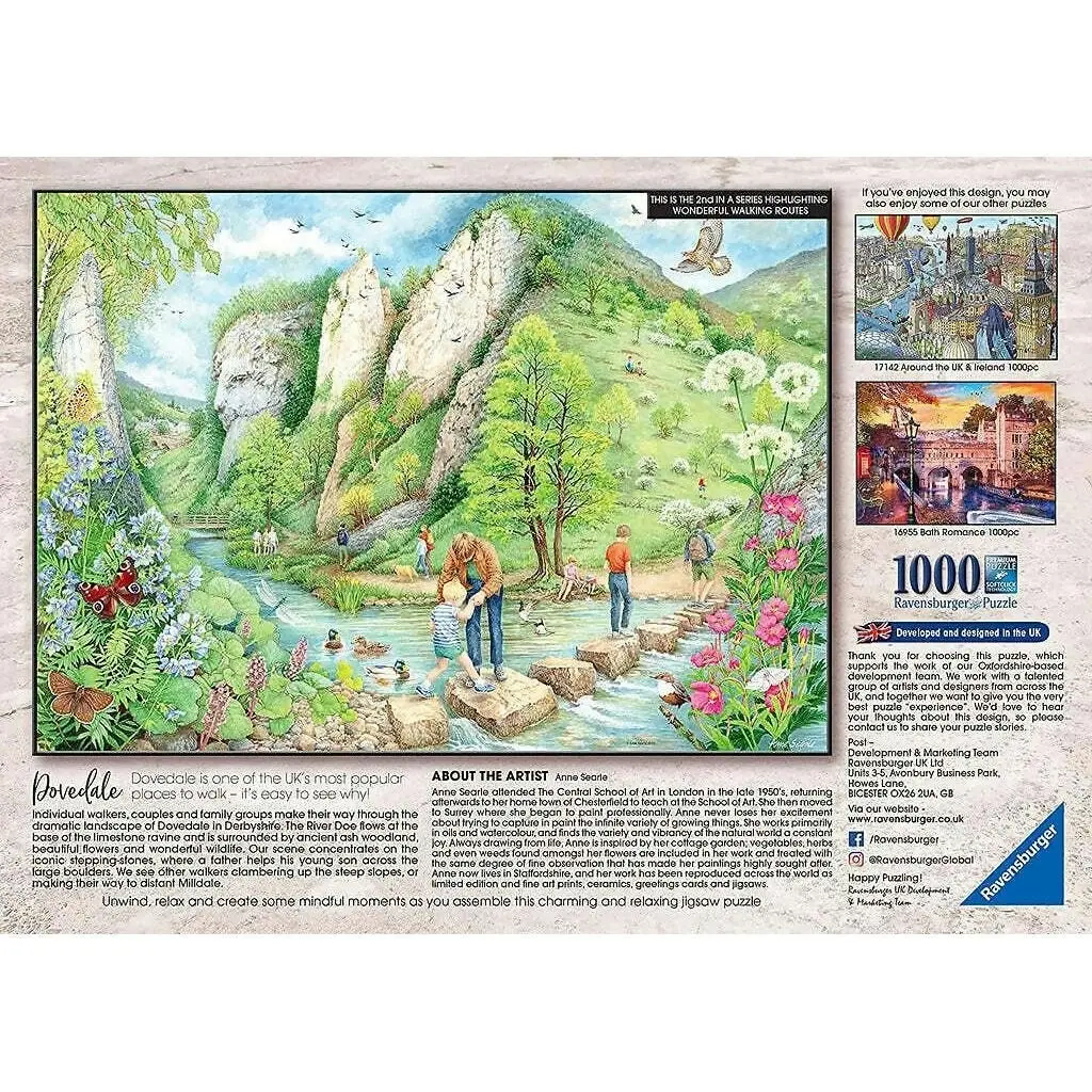 Ravensburger - Dovedale Walk World No 2 Jigsaw Puzzle 1000 Pieces