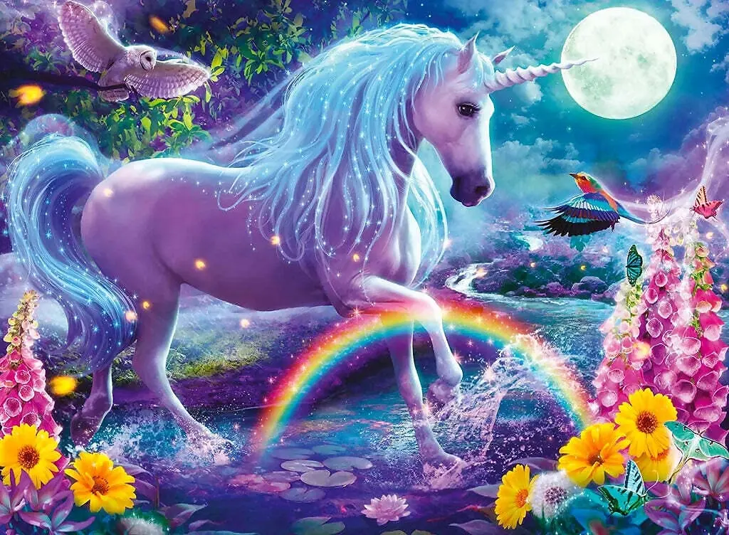 Ravensburger - Glitter Unicorn Jigsaw Puzzle 100 Pieces