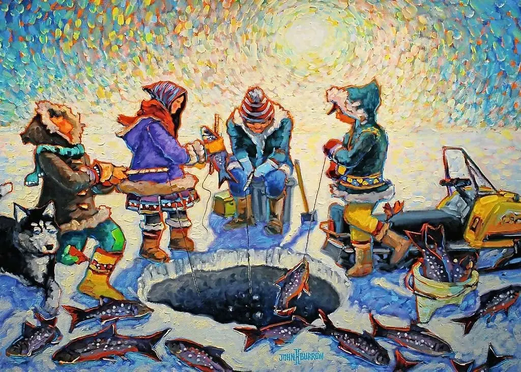 Ravensburger - Ice Fishing Jigsaw Puzzle 1000 Pieces