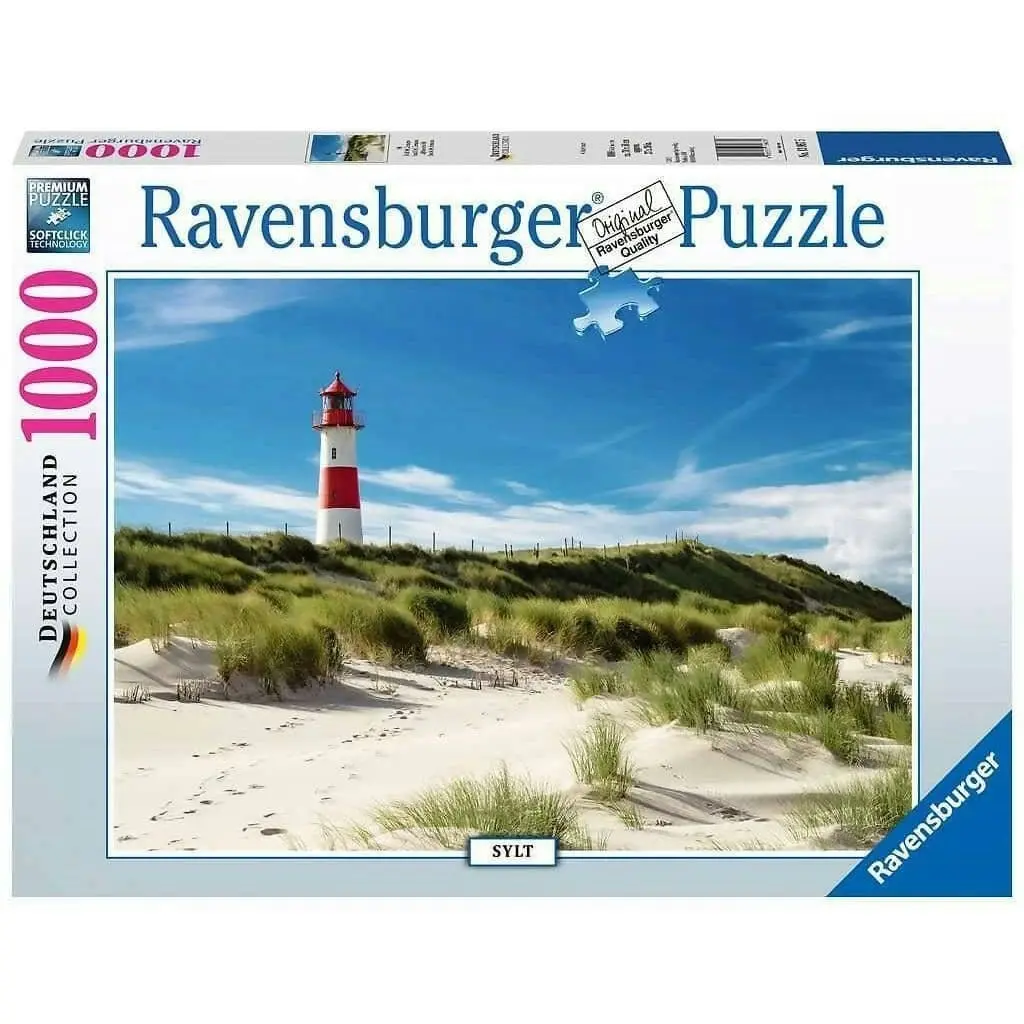 Ravensburger - Lighthouse In Sylt North Sea Beach Motif - Jigsaw Puzzle 1000 Pieces