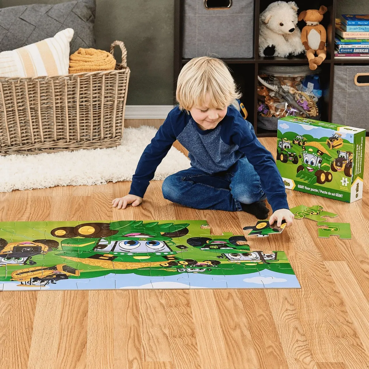 John Deere - Kids Floor Puzzle - Extra Large 92cm x 61cm