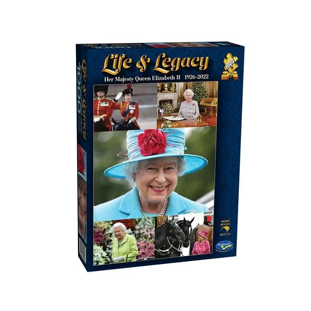 Holdson - Puzz1000 Queen Elizabeth Ii Life & Legacy Jigsaw Puzzle -