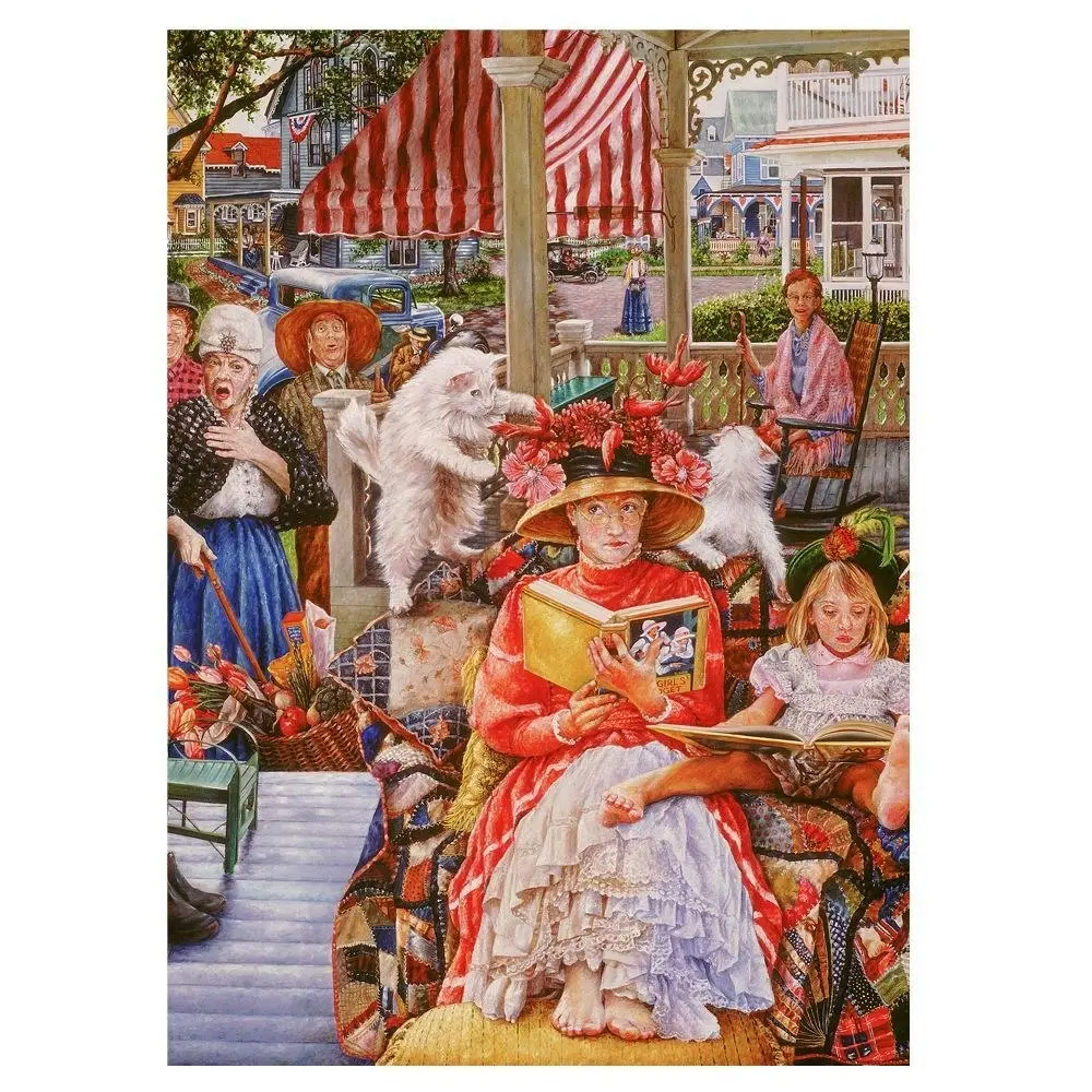 Holdson - Whats She Thinking Cat In Hat 1000 Pieces Jigsaw Puzzle