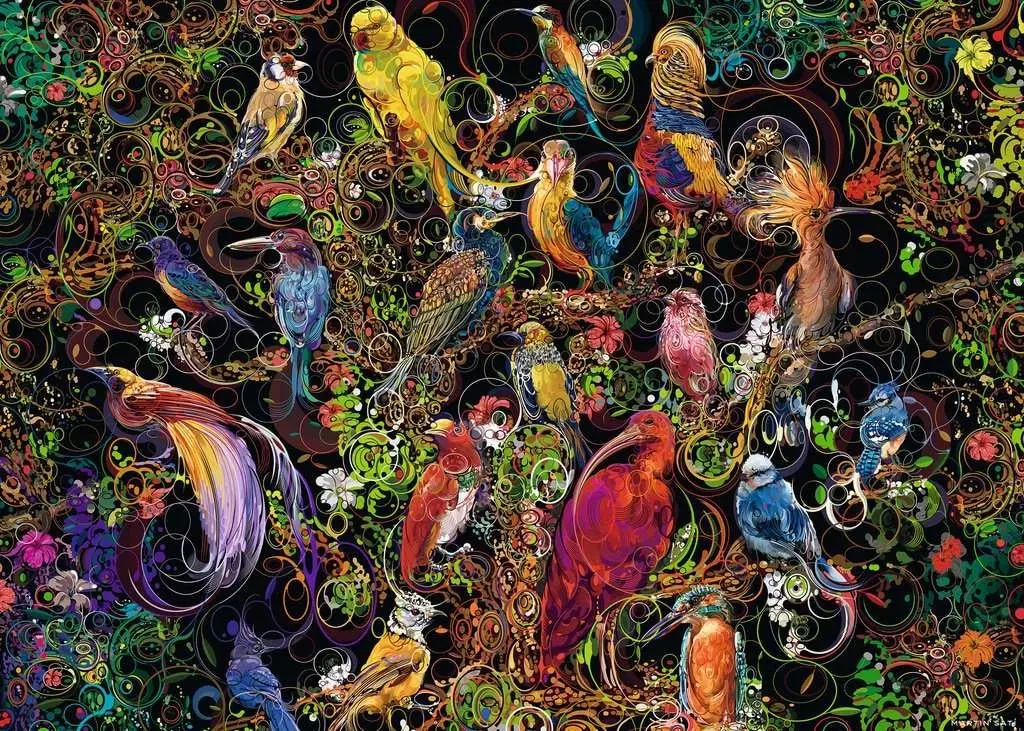 Ravensburger - Birds Of Art Jigsaw Puzzle 1000 Pieces