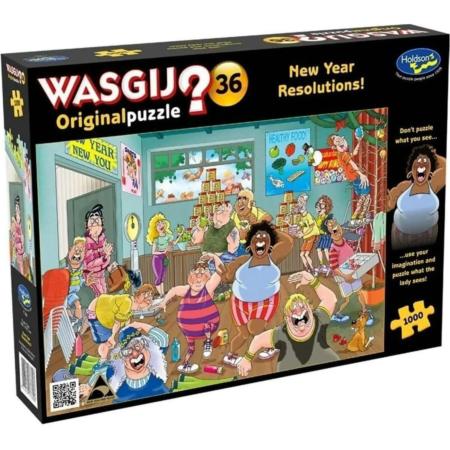 Wasgij - Original 36 - New Year Resolutions - Holdson Jigsaw Puzzle 1000pc